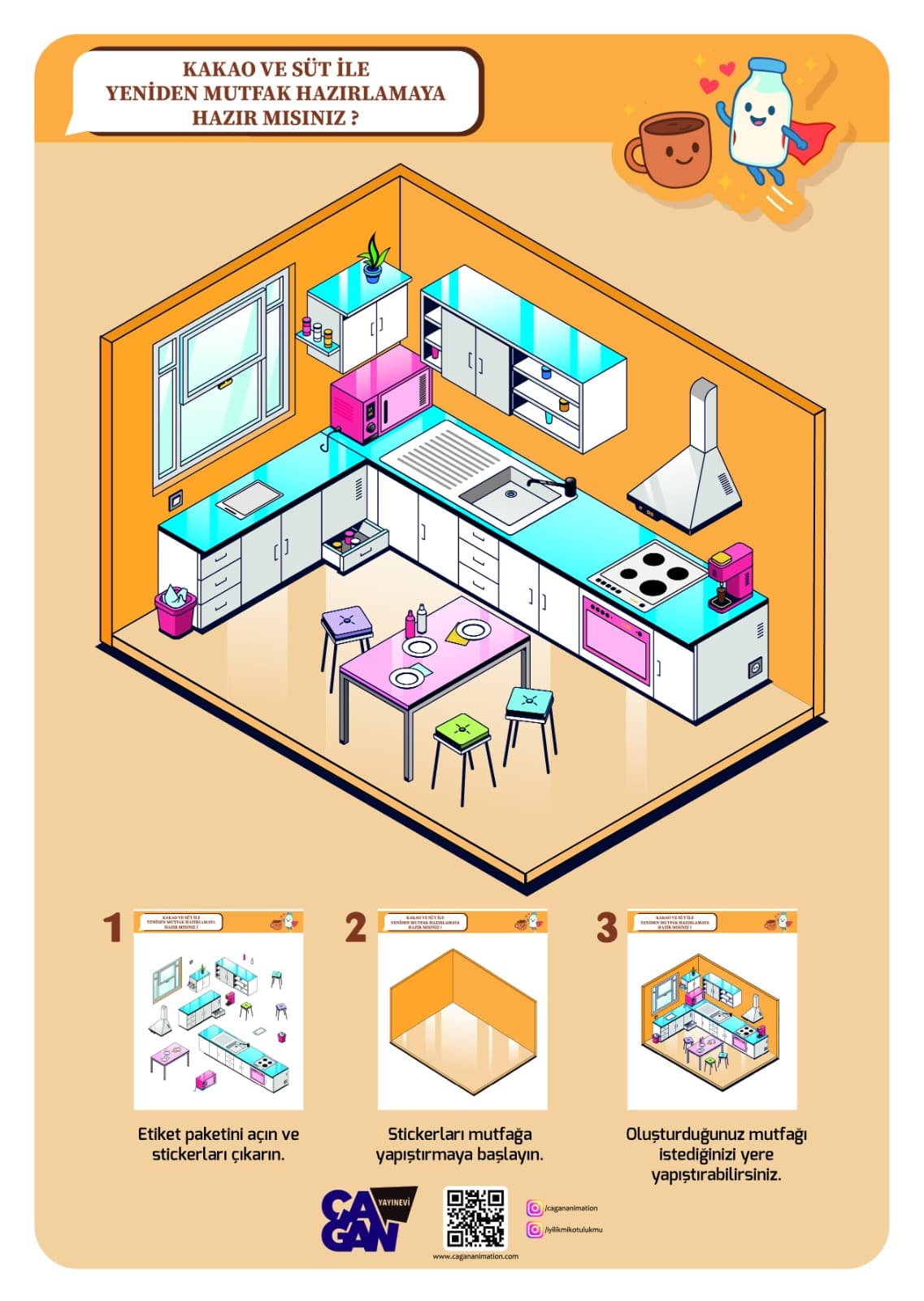 Kakao ve Süt ile Mutfak Hazırlamaya Hazır mısınız? kitap kapağı