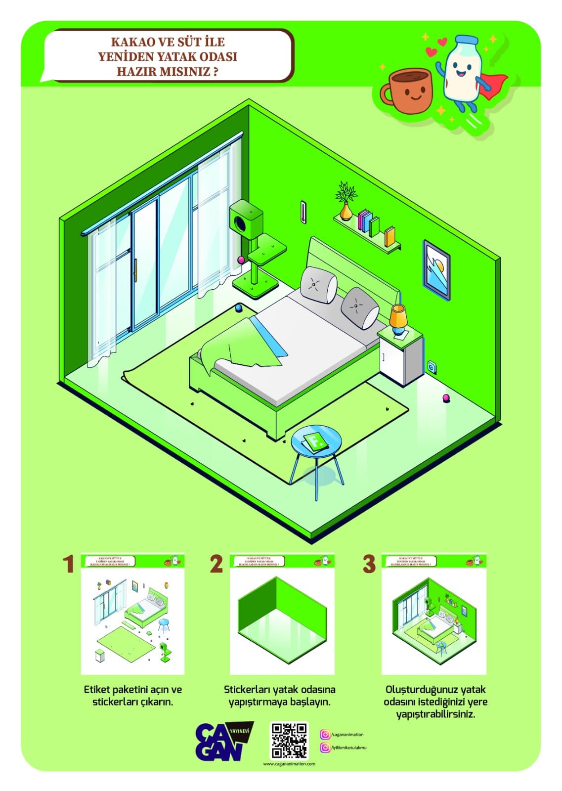 Kakao ve Süt ile Yatak Odası Hazırlamaya Hazır mısınız? kitap kapağı